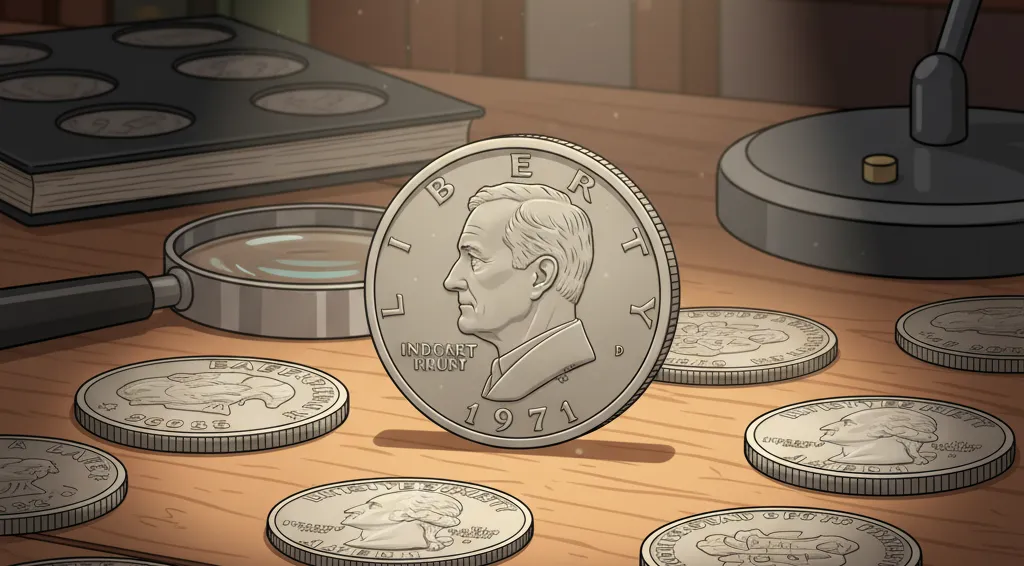 silver coins are on the table